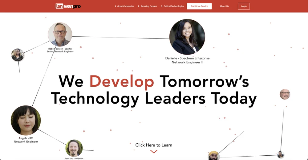 LanWan Professional - project screen